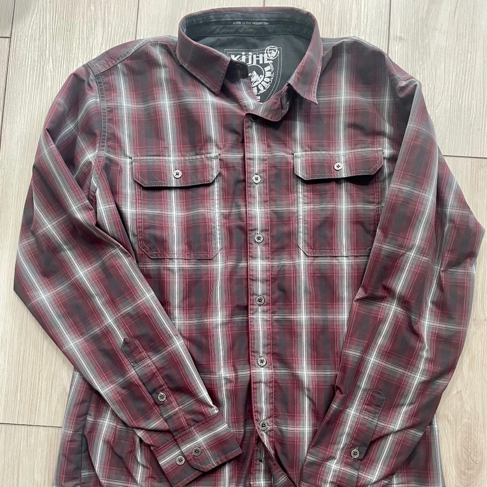 KUHL Plaid Button Down